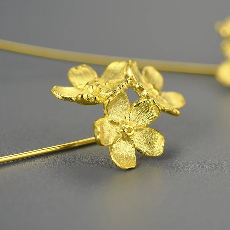 Forget Me Not Triple Drop Earrings