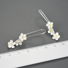 Forget Me Not Blossom Dangle Earrings