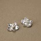 Delicate Phalaenopsis Flower Stud Earrings