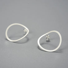 Minimalist Irregular Hoop Earrings