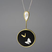 Agate Butterfly Necklace