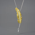 Lucky Goose Feather Necklace