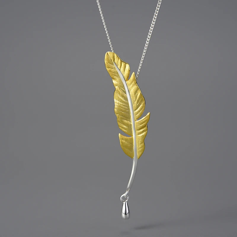 Lucky Goose Feather Necklace