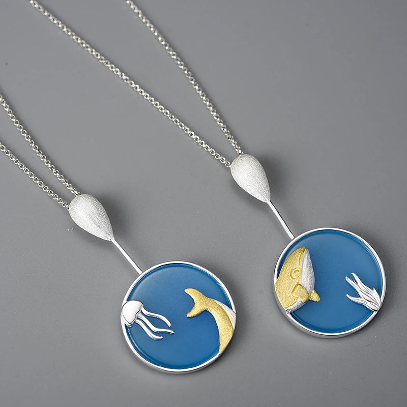 Mysteries Of The Deep Agate Necklace