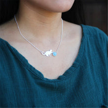 Playful Purrling Natural Gemstone Necklace