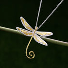 Mosaic Dragonfly Necklace