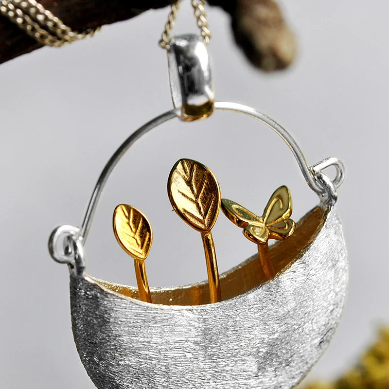 Little Garden Round Necklace