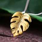 Monstera Leaf Necklace