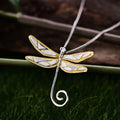 Mosaic Dragonfly Necklace