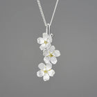 Forget Me Not Cascading Necklace