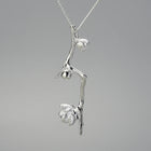 Plum Buds On A Branch Necklace