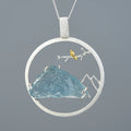 Bluebird of Icy Mountains Necklace