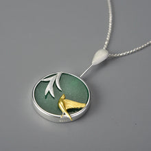 Swallow and Willow in Spring Wind Necklace