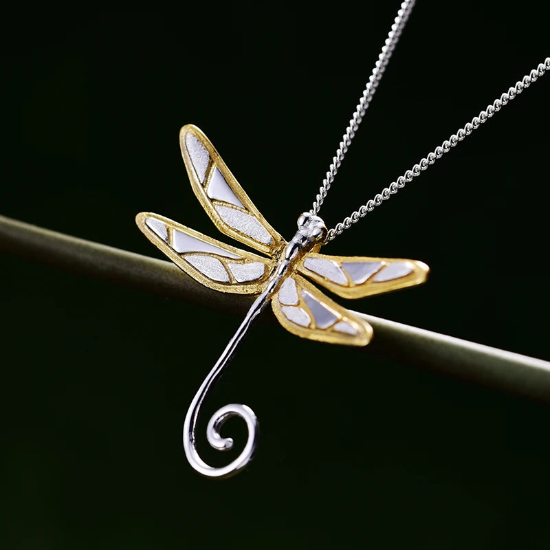 Mosaic Dragonfly Necklace