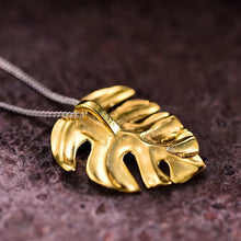 Monstera Leaf Necklace