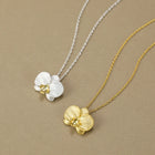 Delicate Phalaenopsis Flower Necklace