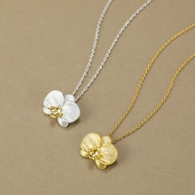Delicate Phalaenopsis Flower Necklace
