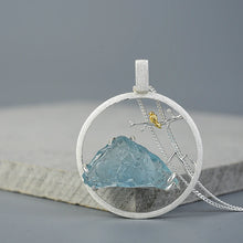 Bluebird of Icy Mountains Necklace