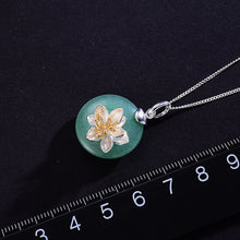 Jade Lotus Whispers Necklace