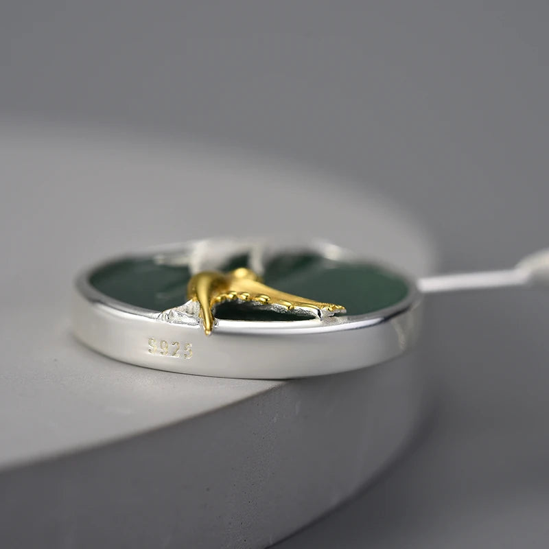 Swallow and Willow in Spring Wind Necklace