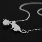 Playful Purrling Natural Gemstone Necklace