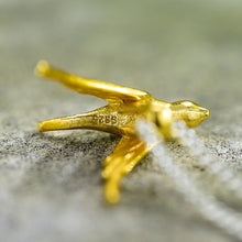 Delicate Small Swallow Necklace