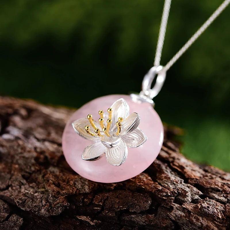 Jade Lotus Whispers Necklace