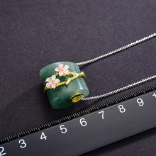 Jade Plum Blossom Necklace