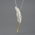 Lucky Goose Feather Necklace