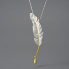 Lucky Goose Feather Necklace