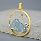 Bluebird of Icy Mountains Necklace