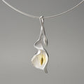 Calla Lily Flower Necklace