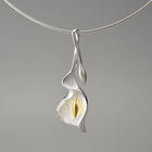 Calla Lily Flower Necklace
