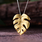 Monstera Leaf Necklace