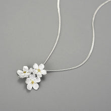 Forget Me Not Bouquet Necklace