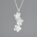 Forget Me Not Cascading Necklace