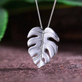 Monstera Leaf Necklace