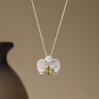 Delicate Phalaenopsis Flower Necklace