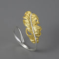 Lucky Goose Feather Ring