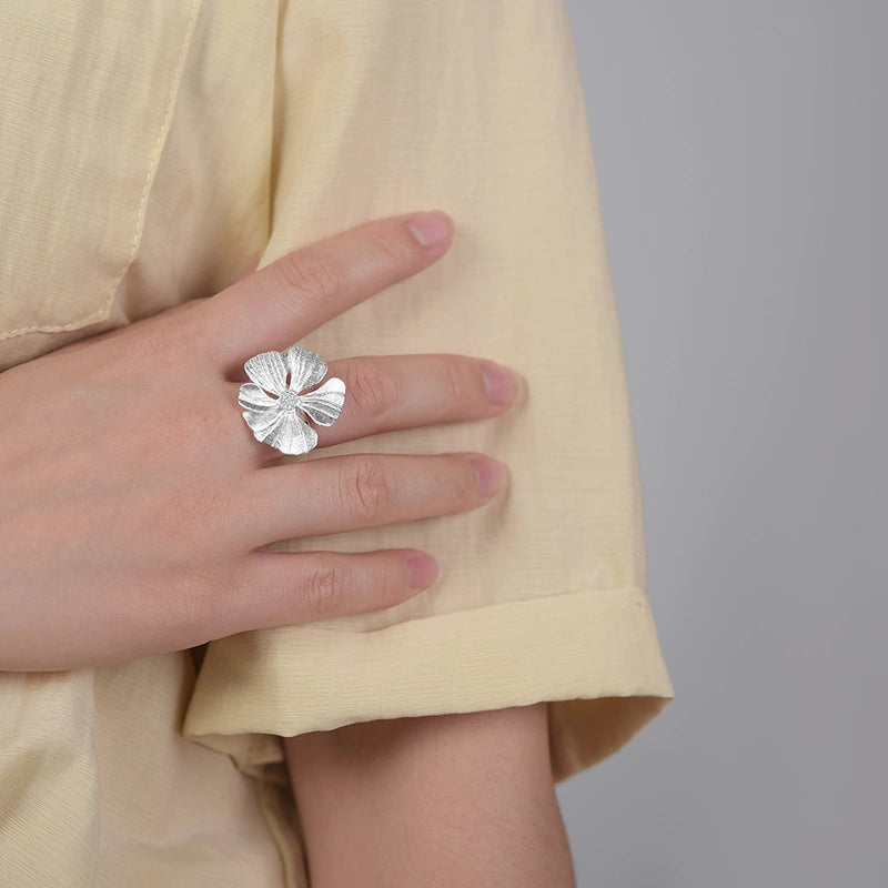 Golden Peony Ring
