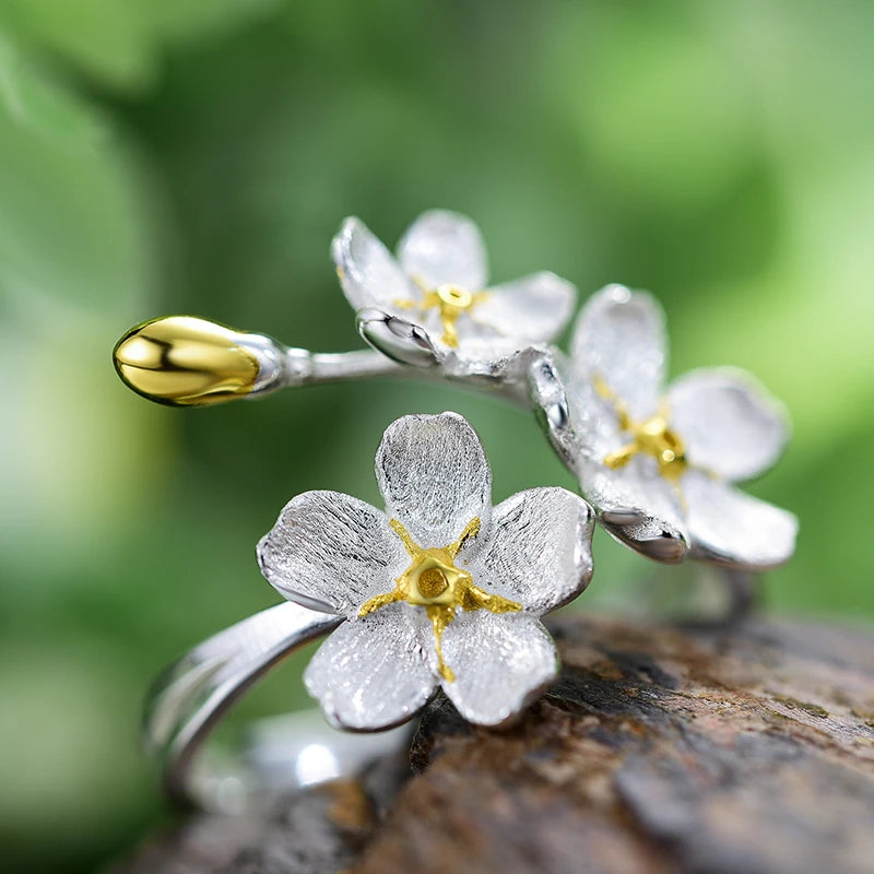 Forget Me Not Bloom Ring