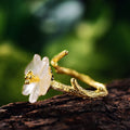 Lone Sakura Flower Ring