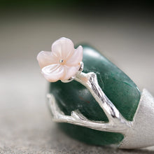 Jade Plum Blossom Ring