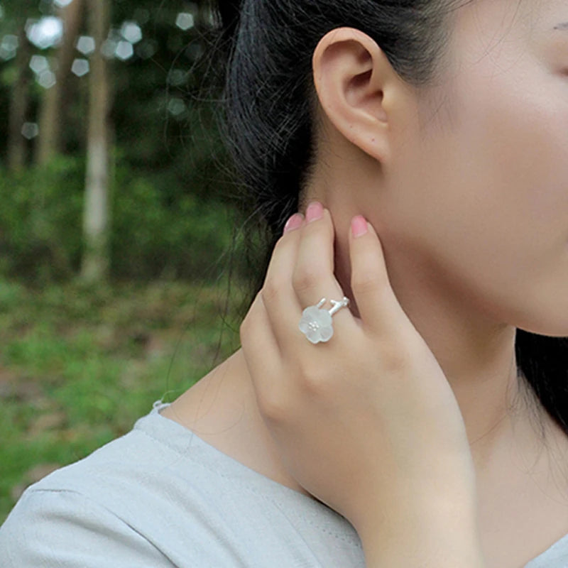 Lone Sakura Flower Ring