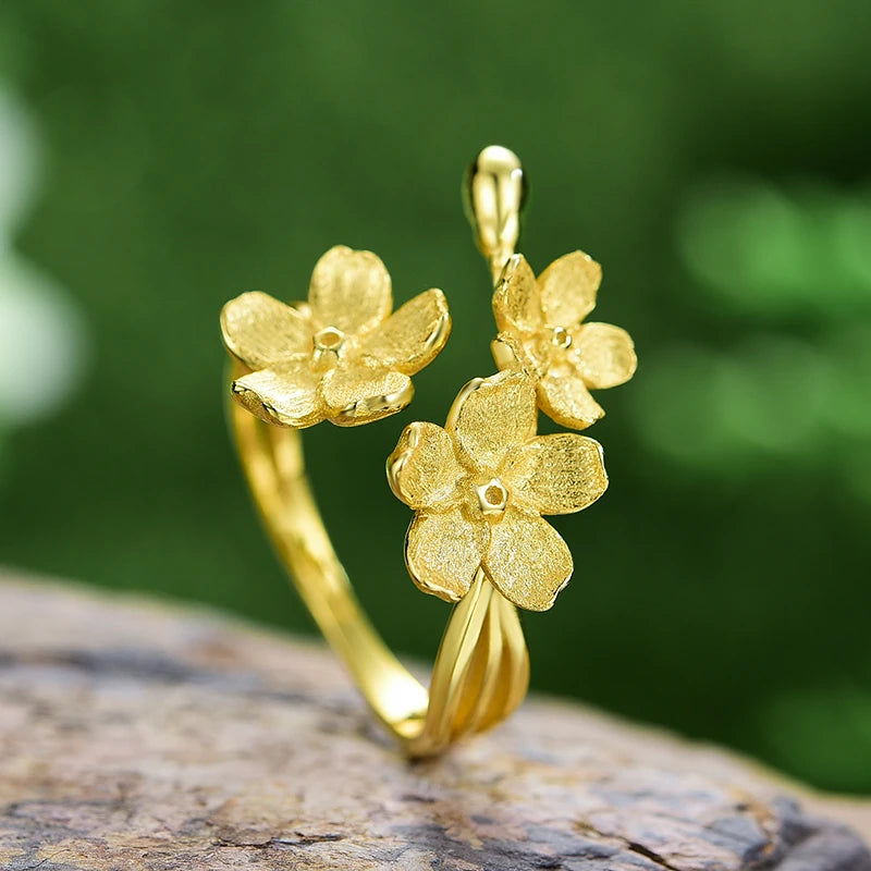 Forget Me Not Bloom Ring