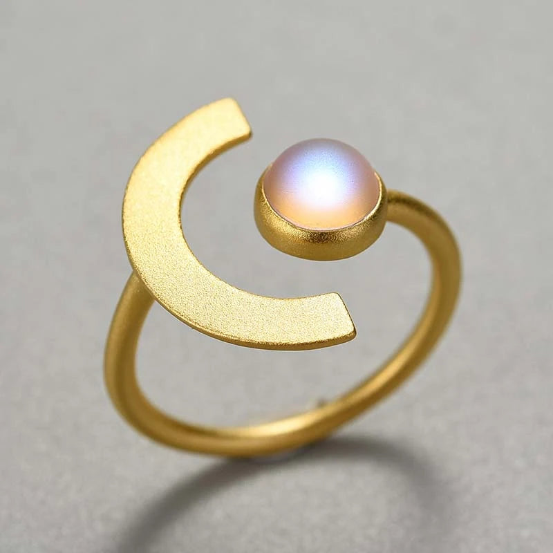 Minimalist Astral Arc Ring