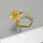 Alluring Freesia Flower Ring