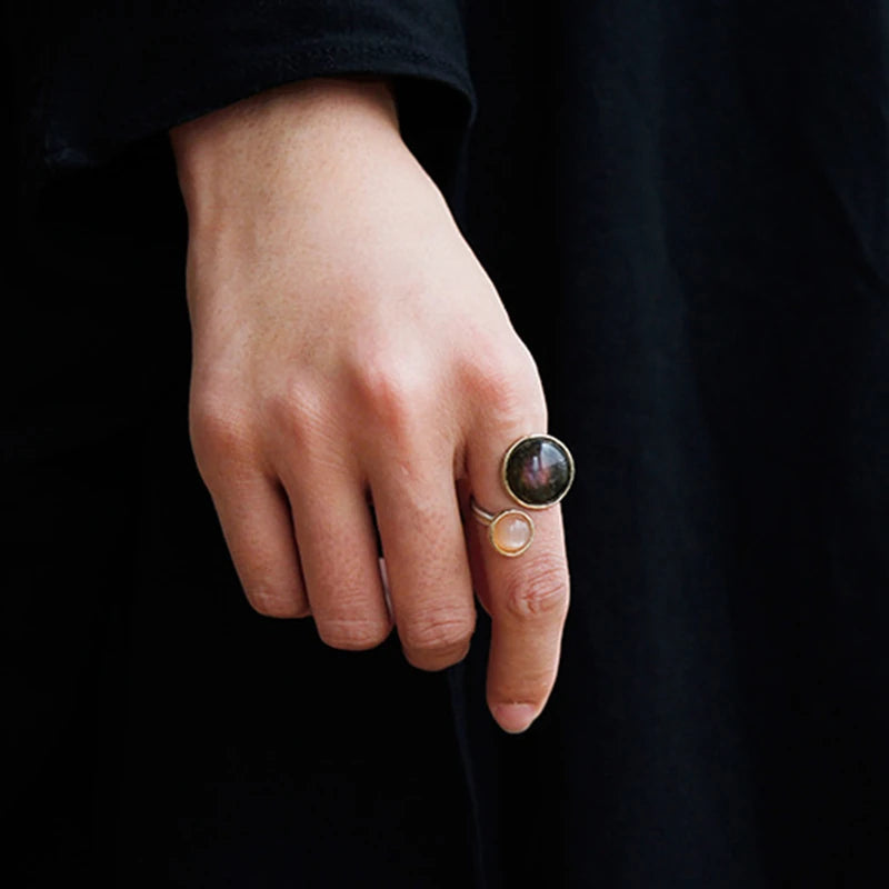 Duo Moon Ring