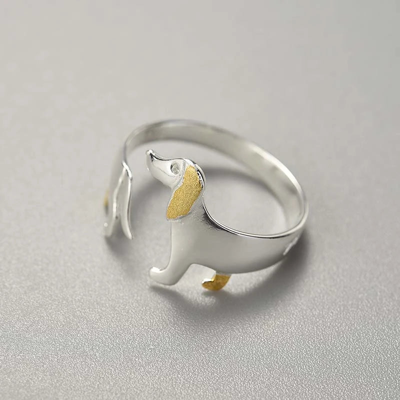 Golden Eared Dachshund Ring