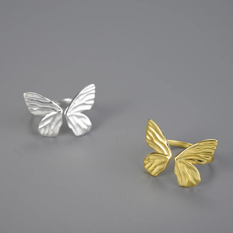 Gentle Butterfly Wings Ring